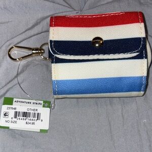 Kate Spade New York Adventure Stripe Doggie Bag Holder NWT